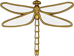 Decorative Golden Dragonfly Wall Mirror