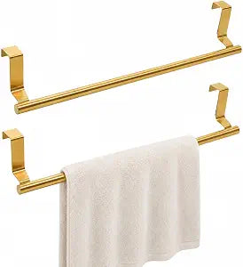 2 Pack Gold Towel Holder, 14 Inch Stainless Steel Towel Holders