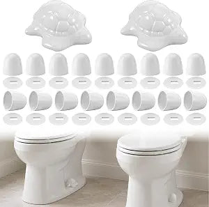 2 Pack Decorative Ceramic Bolt Caps with 32 Pack Universal Bolt Covers