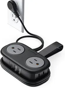 ORICO Cruise Approved Travel Power Strip, 4FT Wrap-Around Extension Cord