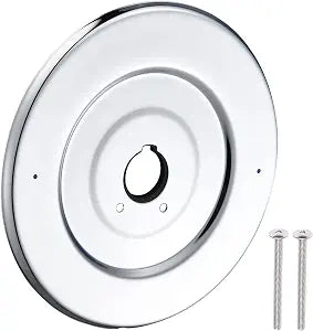 Escutcheon Plate Replacement for Moen 16090 Chateau, Wall Trim Cover Plate for OneHandle Tub and Shower Faucet, Replacement Shower Faucet Escutcheon Cover for Bathroom Fixture, Chrome
