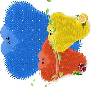 Urinal Screen Deodorizer 12 Pack - 30 Day Long Lasting Odor Eliminator, Commercial Anti-Splash Wave Design Urinal Cakes for Bathroom Office School Restaurant
