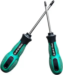 2Pcs JIS Screwdriver Set (#1#2) S2 Driver for Japanese Equipment