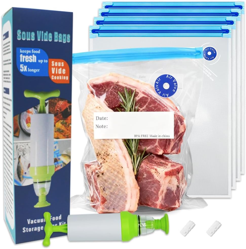 10pcs 12.6x17.72in/32x45cm Extra Large Sous Vide Bags