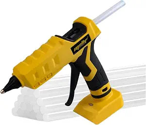 100W Cordless Hot Glue Gun Compatible with Dewalt 20V MAX Battery