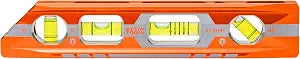 Klein Tools 935RBP Pitch Vial Torpedo Level with Magnetic Track, 8-Inch