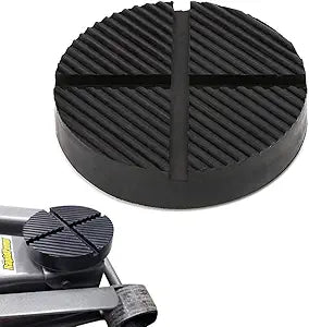 Universal Floor Jack Rubber Pad Jack Pad Adapter Pinch Weld Side Frame Rail Protector Puck/Pad (1 Pack)