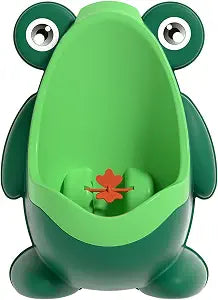 Urinal Cute Cartoon Funny Aiming Target Wall Mounted Pee Training Urinal for Boys Toddlers (Green)