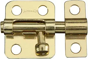 National Hardware N151-266 V833 Window Bolt in Brass