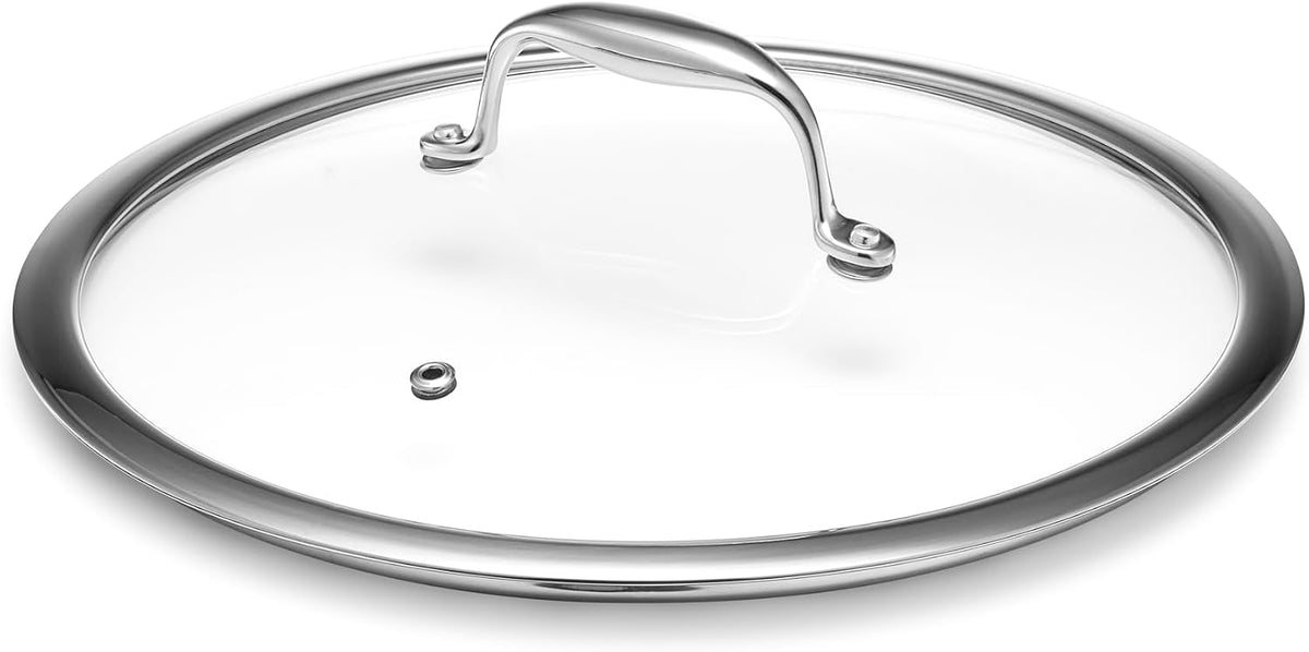 HexClad 10" Tempered Glass Lid, Steam Vented, Dishwasher Safe