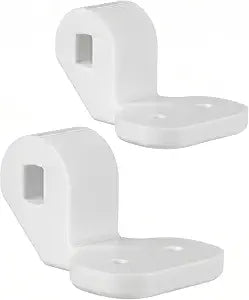 2-Pack Toilet Seat Hinge Brackets Fit for Bemis NextStep2, White