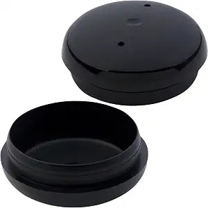 Wrought Iron Chair Feet Caps, 1-1/2" Patio Furniture Leg Caps, Black, 24