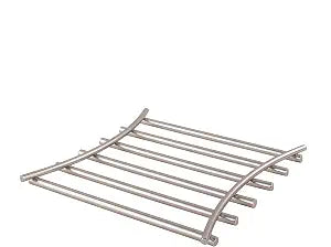 Spectrum Trivet for Hot Dishes Pots and Pans Heat Resistant Protector for Kitchen Counter Dining Tables, Large 8 Inch Square Decorative Metal Trivet Countertop Hot Pot Plate Dish Holder, Satin Nickel