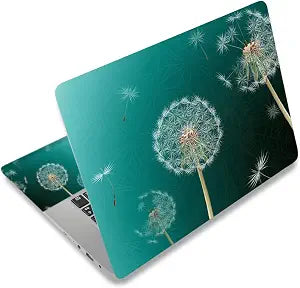 12.1 13 13.3 14 15 15.4 15.6 Inches Personalized Laptop Skin Sticker Decal Universal Netbook Skin Sticker Reusable Notebook PC Art Decal Protector Cover Case (Dandelion)