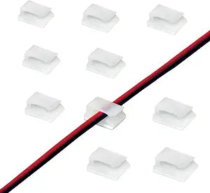 Armacost Lighting LED Wire Support Clips with 3M Peel & Stick Adhesive 100-Pack 911000