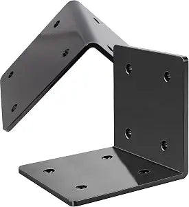 Beam Bracket, 6" X 6" X 5" Heavy Duty Corner Bracket. Fireplace Mantel Brackets Made of Premium Heavy Duty Alloy Steel. Corner Steel. Thickness 1/4"(6mm), Max Load 300lBS