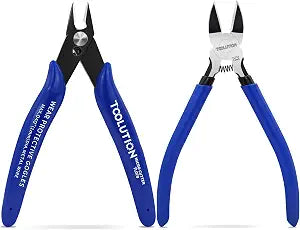 2-Piece Small 5 Inch Flush Cutters & Wire Cutters Set Pliers