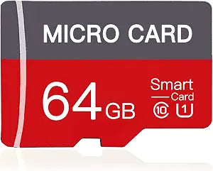 64GB Micro SD Card Class 10 Memory Card, 1 Pack