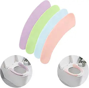 4 Pack Bathroom Warmer Toilet Seat Cover Pads