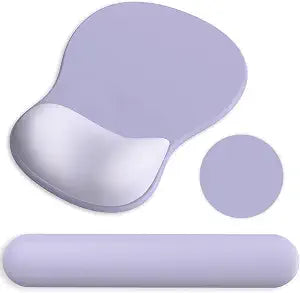 Ergonomic Mouse Pad with Wrist Rest and Keyboard Wrist Rest, Gel Mousepad