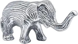 MARIPOSA Elephant Napkin Weight | Silver | Brillante | Gifts | Napkin Weight | Recycled SANDCAST Aluminum | Handmade in Mexico