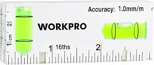 WORKPRO 3 Inch Magnetic Pocket Level