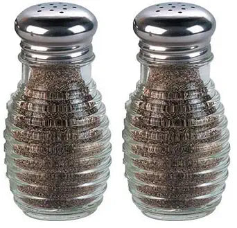 American METALCRAFT, Inc. 2 oz Beehive Salt or Pepper Shaker,Silver, 1 Count (Pack of 2)