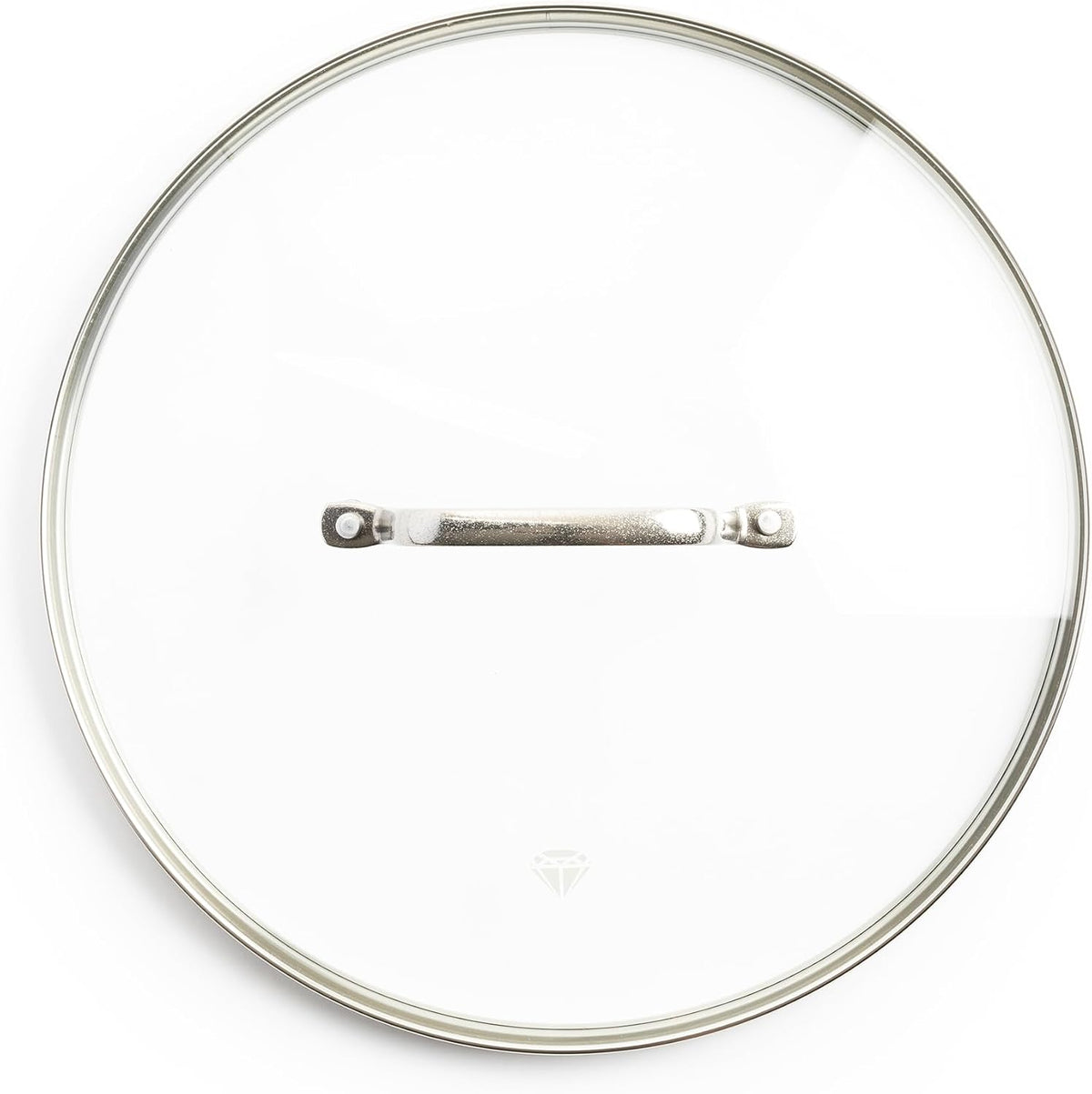 Blue Diamond 8.5'' Universal Tempered Glass Lid, Frying Pan Skillet, SautÃ©, Saucepan, Stockpot, Oven Safe to 350F, Dishwasher Safe, Stainless Steel Handle, Clear