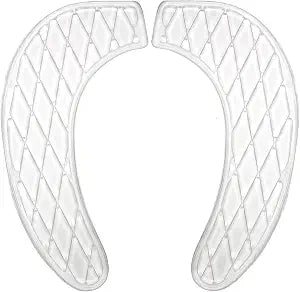 Gel Toilet Seat Cover, Toilet Seat Cushion, Toilet Cover Portable and Washable Toilet Seat Cover Universal, Washable, for Standard U Shape Toilet Seats (Clear)