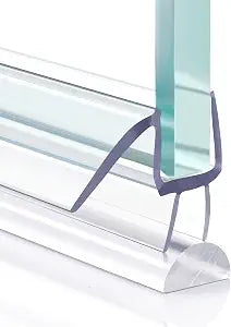 Shower Door Bottom Seal,2 PCS 3/8" x 36"