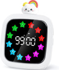 Yunbaoit Digital Visual Timer for Kids, 99-Minute Countdown, Rechargeable