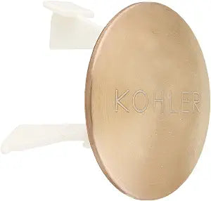 KOHLER Overflow Cap for Iron Plains Bathroom Sinks, Vibrant Brushed Bronze