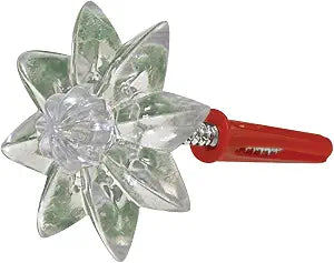 Hillman Mirror Rosettes, 4 Pack, Clear Acrylic with Screws