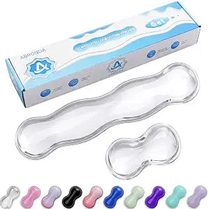 Gel Wrist Rest for Keyboard and Mouse, Wrist Rest for Keyboard, Mouse Wrist Support, Pain Relief, Cool Touch, Non-Skid, Wrist pad Set