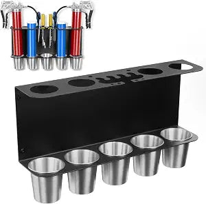 Grease Gun Holder, Wall Mount Grease Guns Storage Rack