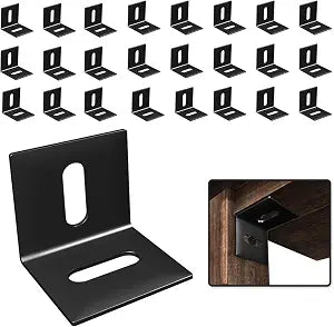 SEPTCITY Table Top Fasteners, 24PCS Adjustable Corner Brackets for Wood