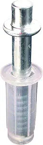 Prime-Line MP6700 3/8 In. Nylon Spring-Loaded Top Pivot with 1/4 In. Steel Pin, fits Alliance Doors, 2 Count (Pack of 1), Silver