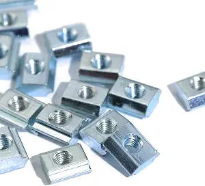 KOOTANS 100pcs 2020 Series Sliding T Nuts Metric M4 Thread Slide in Hammer Head T-Nut for Standard 6mm T-Slot Aluminum Extrusion Profile