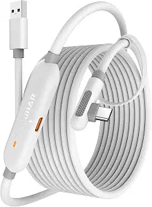 Maxonar VR Charging Link Cable 16FT, USB 3.0 for Meta Quest 3/3S/2, Pico 4
