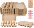 Egg Cartons 18 Count, 10 Pack 3x6 Grids Egg Cartons for Fresh Eggs, Sturdy Cardboard Eggs Storage Containers for Household, Kitchen, Farm, Market