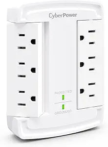 CyberPower CSB6WS Essential Surge Protector