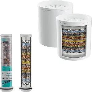 2 Pack Shower Filter with Handheld Shower Filter