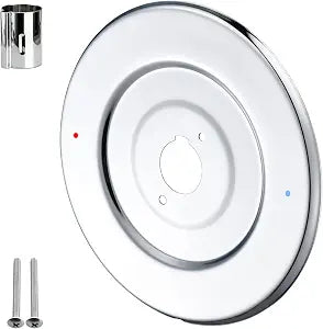 Shower Trim Escutcheon Replacement for Moen,One-Handle Tub and Shower Faucet, Valve Trim Only, Shower Handle Cover Plate,Chrome