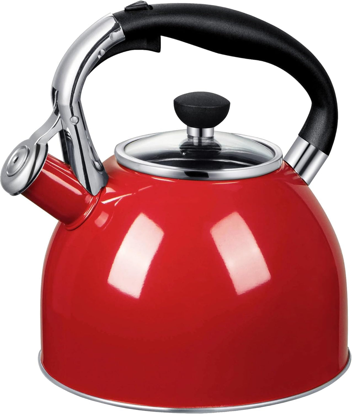 Rorence Whistling Tea Kettle for Stove Top, 2.5QT Stainless Steel Tea Pot