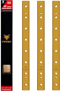 FOXBC 13 Inch Titanium Planer Blades Replacement for DeWalt DW735 DW735X Planer, Replace DW7352 - Set of 3
