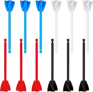 12 Pieces Paint Mixer Drill Attachment,Helix Paint Mixer Resin Drill Mixer Paint Stirrers Drill Attachment for 1 Gallon of Paint Epoxy Resin Silicone Jewelry Casting Molds (Red, Blue, Black, White)