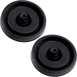 2 Pcs Black Toilet Fill Valve Seal, Rubber Flush Valve Seal, Toilet Parts Inside Tank Kit for Fluidmaster400, 747 and 200 Models Toilet Fill Value