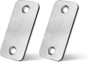 Blank Cover Plates for Door Strike Hole or Latch Slot, 2-1/4 x 1