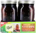 Ball Wide Mouth Canning Jars, Quart, Amber, 4 Count,1440069046