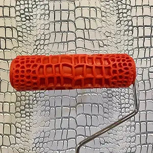Decorative Art Texture Roller - 7" Roller (Crocodile Skin Pattern)